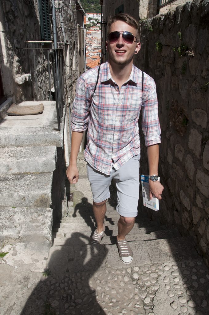 Przemyslaw sightseeing in Croatia